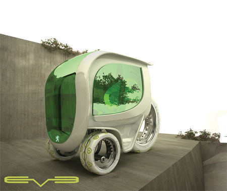 Eve электрический персональный автомобиль